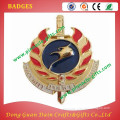 custom gold lapel pin with soft enamel